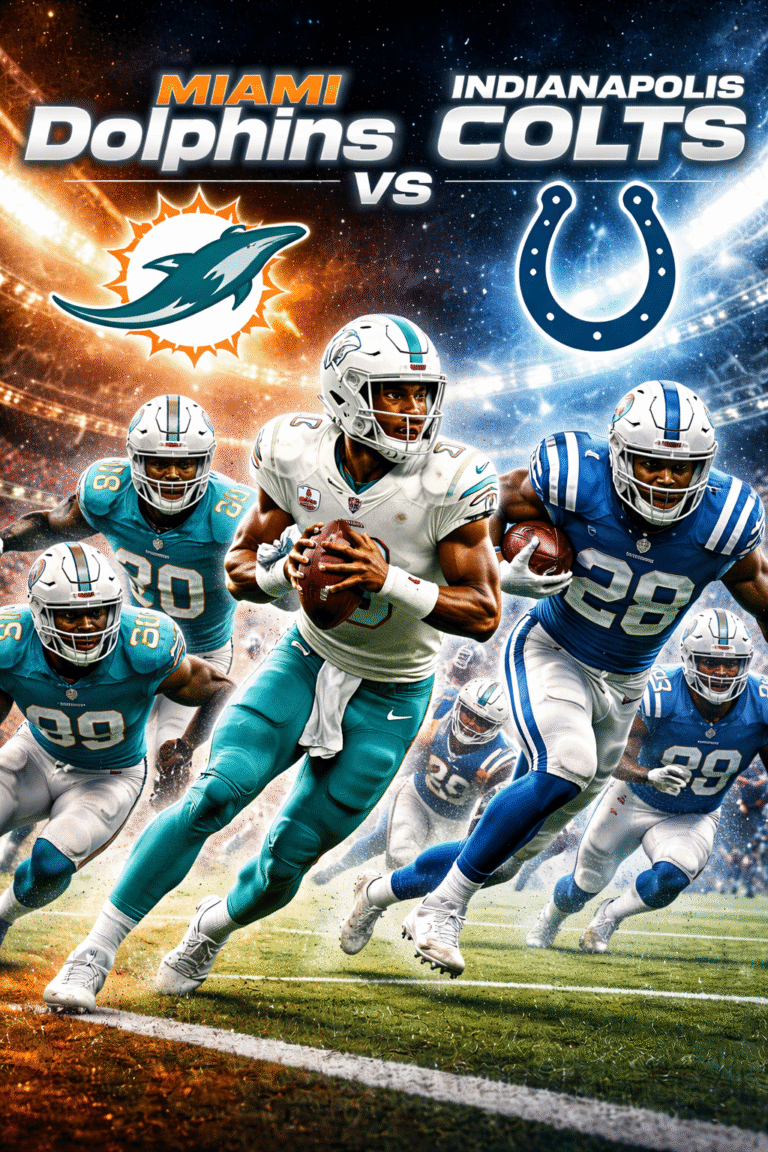 Miami Dolphins Vs Indianapolis Colts Match Player Stats
