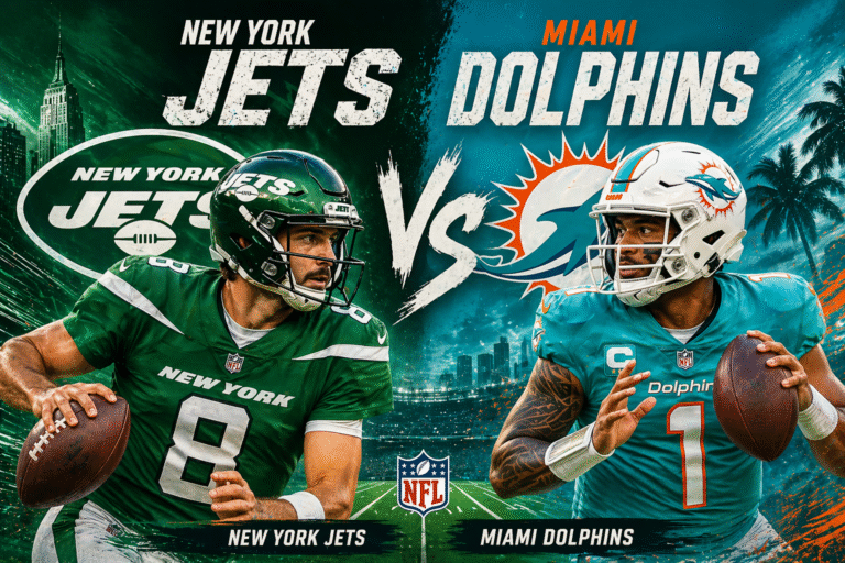 New York Jets Vs Miami Dolphins Match Player Stats