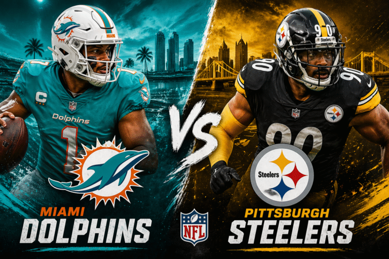Miami Dolphins Vs Pittsburgh Steelers Match Player Stats