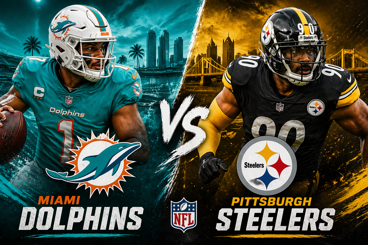 Miami Dolphins Vs Pittsburgh Steelers Match Player Stats