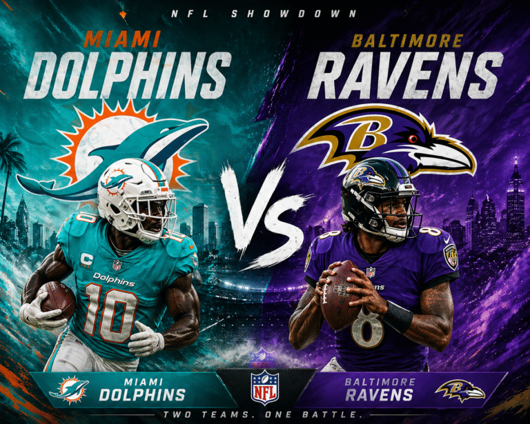 Miami Dolphins Vs Baltimore Ravens Match Player Stats