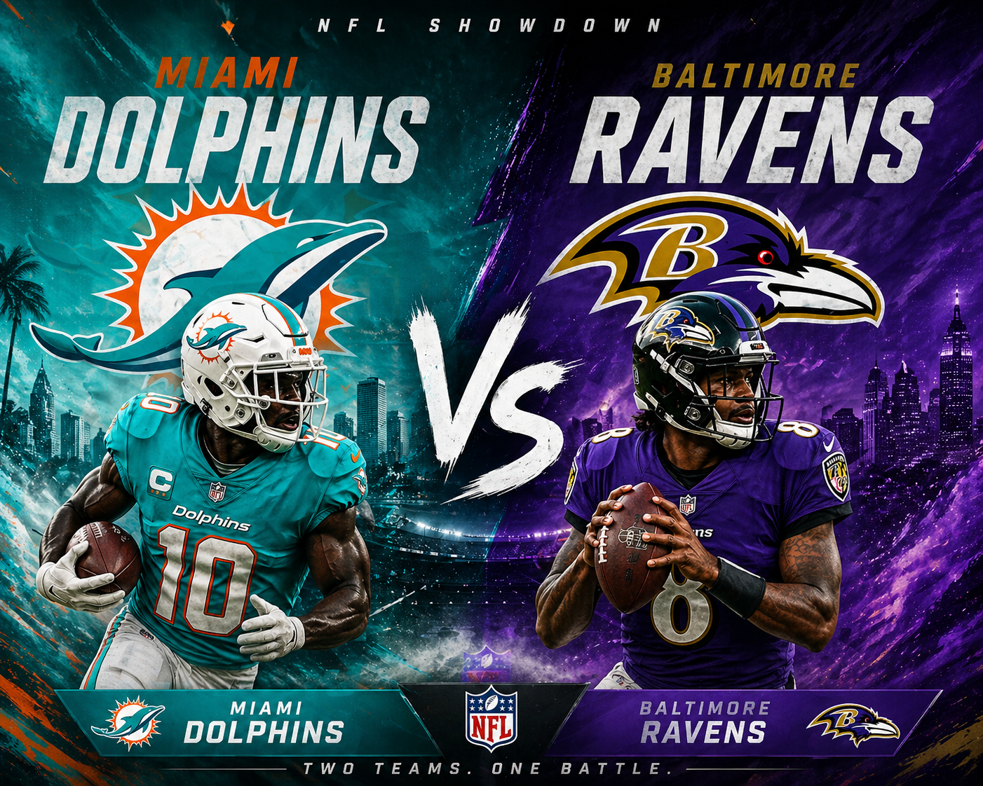 Miami Dolphins Vs Baltimore Ravens Match Player Stats