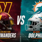 Washington Commanders Vs Miami Dolphins Match Player Stats