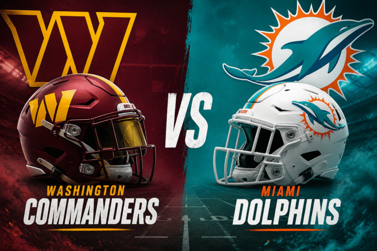 Washington Commanders Vs Miami Dolphins Match Player Stats