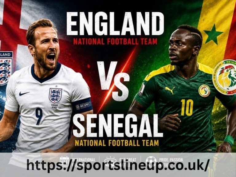 England National Football Team Vs Senegal National Football Team Lineups